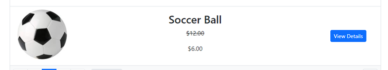 product list of soccer ball with discounted price